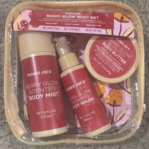 Trader Joe's Berry Glow Body Set